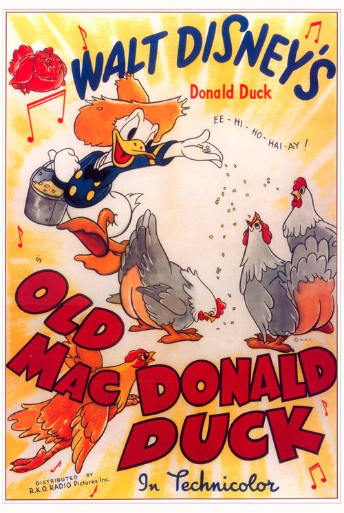Обложка (Постер) Старина МакДональд Дак / Old MacDonald Duck (1941) 
