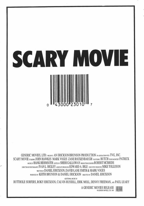 Обложка (Постер) Страшное кино / Scary Movie (1991) HDRip Обложка (Постер) Страшное кино / Scary Movie (1991) HDRip