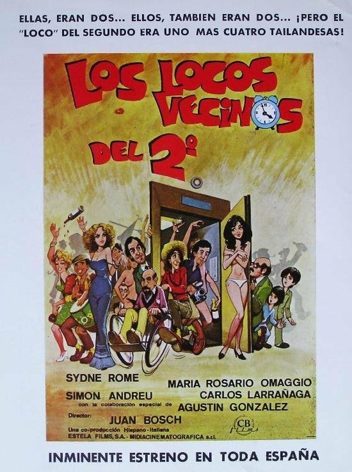 Обложка (Постер) Сумасшедшие соседи со второго этажа / Los locos vecinos del 2º (1980) SATRip Обложка (Постер) Сумасшедшие соседи со второго этажа / Los locos vecinos del 2º (1980) SATRip
