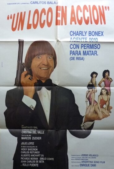 Обложка (Постер) Сумасшедший в действии / Un loco en acción (1983) SATRip Обложка (Постер) Сумасшедший в действии / Un loco en acción (1983) SATRip