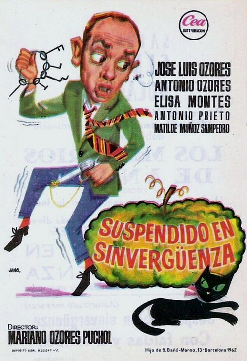 Обложка Suspendido en sinvergüenza (1963) 