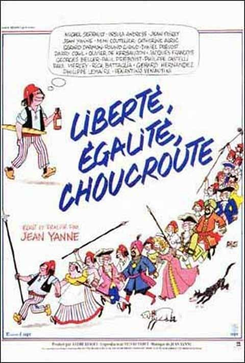 Обложка (Постер) Свобода, равенство, кислая капуста / Liberté, égalité, choucroute (1985) SATRip
