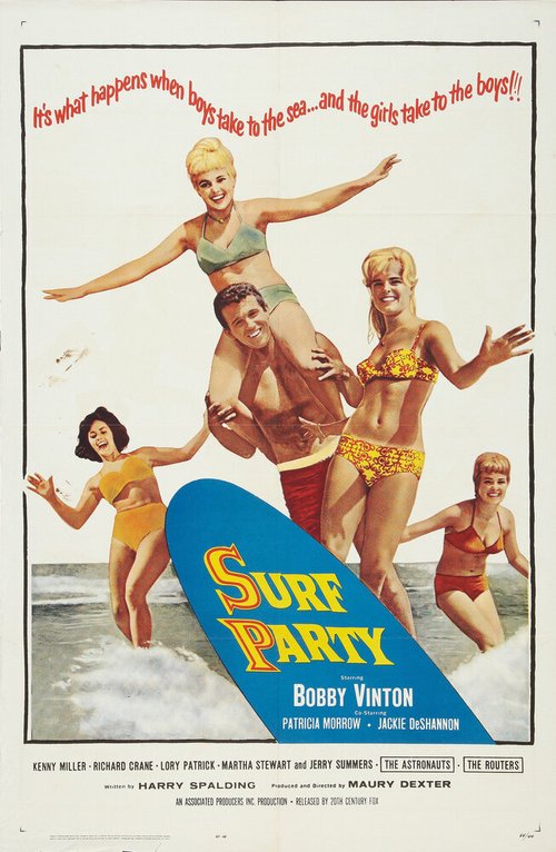 Обложка (Постер) Сёрф-вечеринка / Surf Party (1964) SATRip Обложка (Постер) Сёрф-вечеринка / Surf Party (1964) SATRip