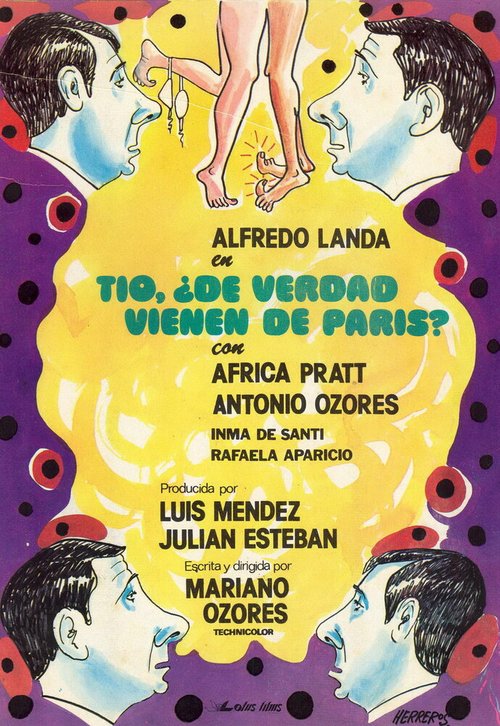 Обложка (Постер) Tío, ¿de verdad vienen de París? (1977) SATRip Обложка (Постер) Tío, ¿de verdad vienen de París? (1977) SATRip
