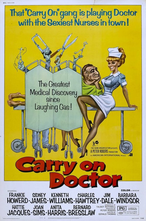 Обложка (Постер) Так держать, доктор / Carry on Doctor (1967) SATRip Обложка (Постер) Так держать, доктор / Carry on Doctor (1967) SATRip