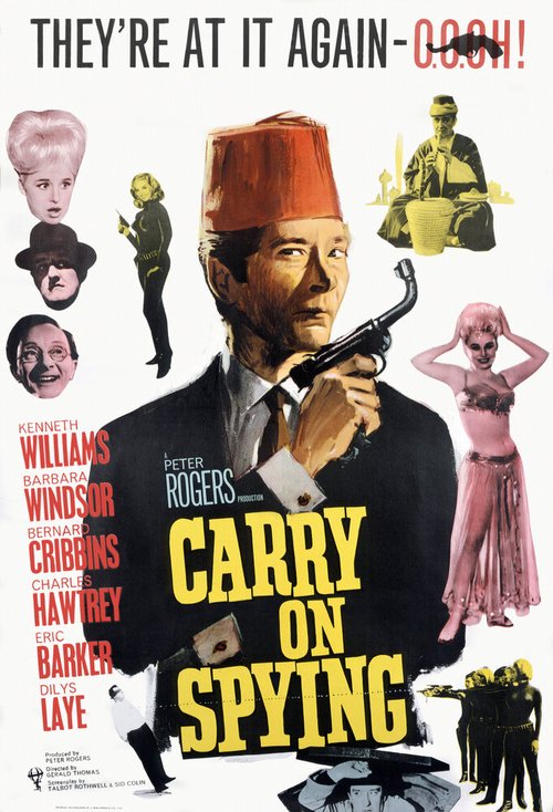 Обложка (Постер) Так держать... Шпион / Carry on Spying (1964) SATRip