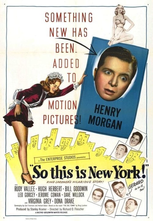 Обложка (Постер) Так вот какой Нью-Йорк / So This Is New York (1948) SATRip