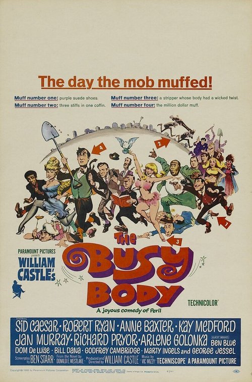 Обложка (Постер) The Busy Body (1967) SATRip Обложка (Постер) The Busy Body (1967) SATRip