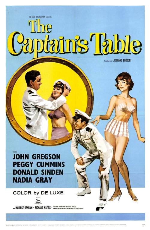 Обложка (Постер) The Captain's Table (1959) SATRip Обложка (Постер) The Captain's Table (1959) SATRip