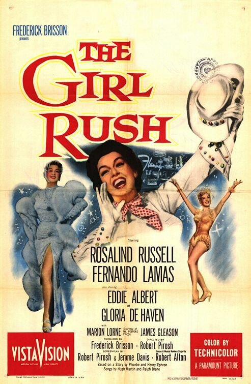 Обложка (Постер) The Girl Rush (1955) SATRip Обложка (Постер) The Girl Rush (1955) SATRip