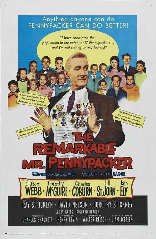 Обложка (Постер) The Remarkable Mr. Pennypacker (1959) SATRip Обложка (Постер) The Remarkable Mr. Pennypacker (1959) SATRip