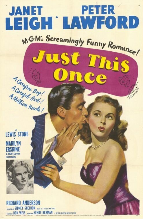 Обложка (Постер) Только в этот раз / Just This Once (1952) SATRip Обложка (Постер) Только в этот раз / Just This Once (1952) SATRip