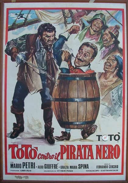 Обложка (Постер) Тото против Черного пирата / Totò contro il pirata nero (1964) SATRip Обложка (Постер) Тото против Черного пирата / Totò contro il pirata nero (1964) SATRip