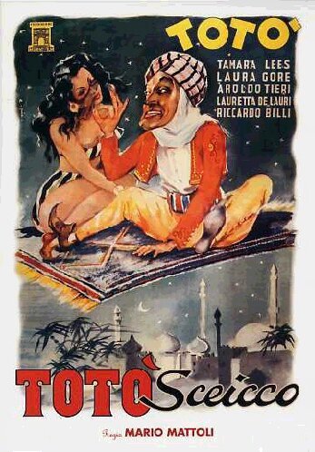Обложка (Постер) Тото шейх / Totò sceicco (1950) SATRip