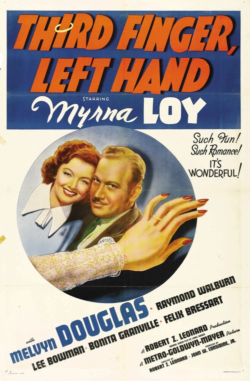 Обложка (Постер) Третий палец, левая рука / Third Finger, Left Hand (1940) SATRip Обложка (Постер) Третий палец, левая рука / Third Finger, Left Hand (1940) SATRip