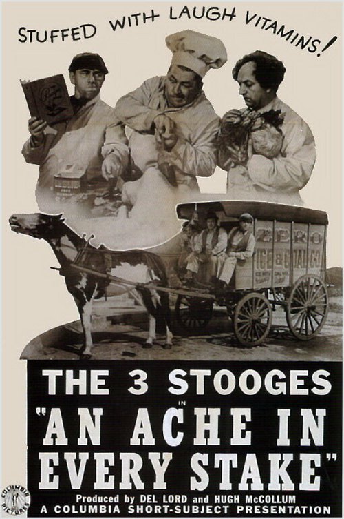 Обложка (Постер) Три мороженщика / An Ache in Every Stake (1941) Обложка (Постер) Три мороженщика / An Ache in Every Stake (1941)