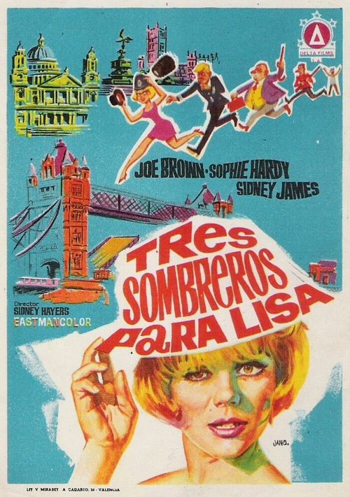 Обложка (Постер) Три шляпки для Лизы / Three Hats for Lisa (1966) SATRip Обложка (Постер) Три шляпки для Лизы / Three Hats for Lisa (1966) SATRip
