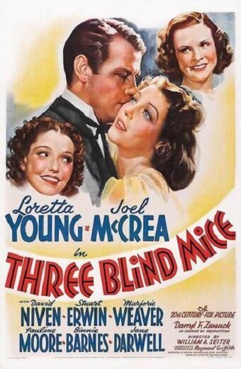 Обложка (Постер) Три слепые мыши / Three Blind Mice (1938) SATRip Обложка (Постер) Три слепые мыши / Three Blind Mice (1938) SATRip