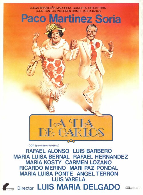 Обложка (Постер) Тётка Чарлея / La tía de Carlos (1982) SATRip