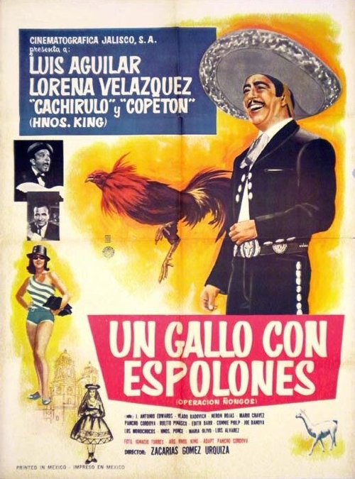 Обложка (Постер) Un gallo con espolones (Operación ñongos) (1964) SATRip Обложка (Постер) Un gallo con espolones (Operación ñongos) (1964) SATRip