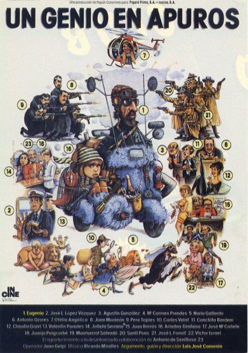 Обложка (Постер) Un genio en apuros (1983) SATRip Обложка (Постер) Un genio en apuros (1983) SATRip