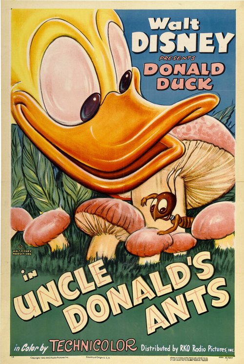 Обложка (Постер) Uncle Donald's Ants (1952) Обложка (Постер) Uncle Donald's Ants (1952)