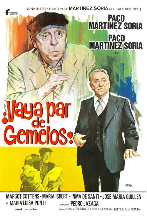 Обложка (Постер) ¡Vaya par de gemelos! (1978) SATRip
