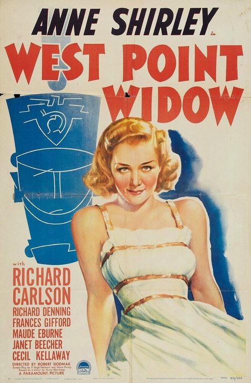 Обложка (Постер) Вдова из Вест-Пойнт / West Point Widow (1941) SATRip Обложка (Постер) Вдова из Вест-Пойнт / West Point Widow (1941) SATRip