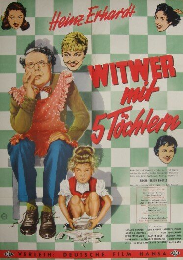 Обложка (Постер) Вдовец с 5-ю дочерьми / Witwer mit 5 Töchtern (1957) SATRip Обложка (Постер) Вдовец с 5-ю дочерьми / Witwer mit 5 Töchtern (1957) SATRip
