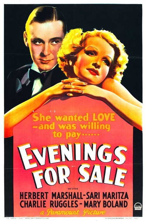 Обложка (Постер) Вечера на продажу / Evenings for Sale (1932) SATRip Обложка (Постер) Вечера на продажу / Evenings for Sale (1932) SATRip