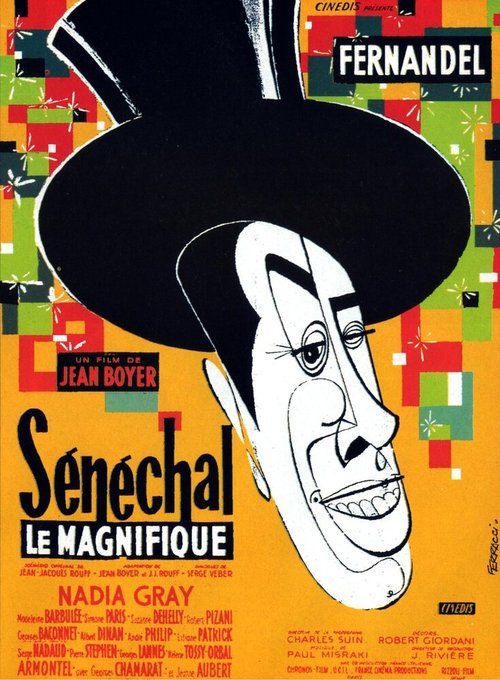 Обложка (Постер) Великолепный Сенешаль / Sénéchal le magnifique (1957) SATRip Обложка (Постер) Великолепный Сенешаль / Sénéchal le magnifique (1957) SATRip