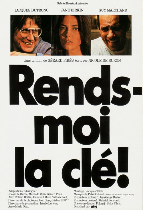 Обложка (Постер) Верни мне ключ / Rends-moi la clé! (1981) SATRip Обложка (Постер) Верни мне ключ / Rends-moi la clé! (1981) SATRip