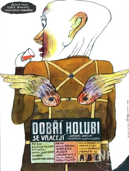 Обложка (Постер) Верные голуби возвращаются / Dobrí holubi se vracejí (1989) SATRip