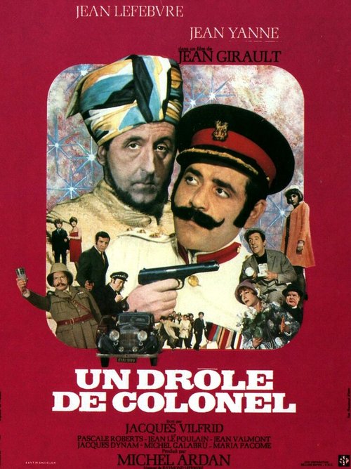 Обложка (Постер) Веселый полковник / Un drôle de colonel (1968) SATRip