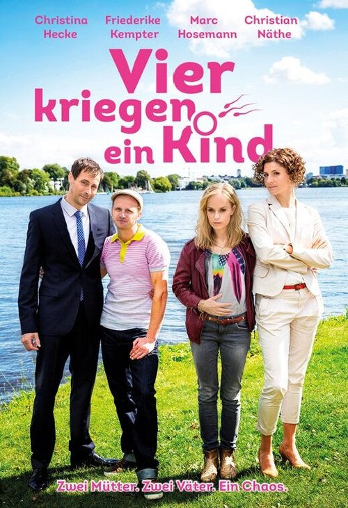 Обложка (Постер) Vier kriegen ein Kind (2014) HDRip Обложка (Постер) Vier kriegen ein Kind (2014) HDRip