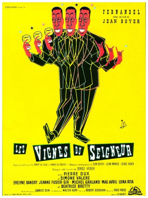 Обложка (Постер) Виноградники сеньора / Les vignes du seigneur (1958) SATRip Обложка (Постер) Виноградники сеньора / Les vignes du seigneur (1958) SATRip