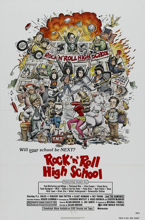 Обложка Высшая школа рок-н-ролла / Rock 'n' Roll High School (1979) 