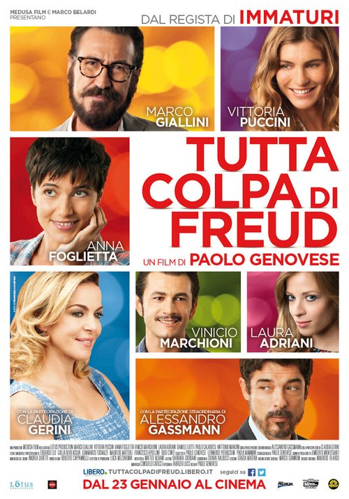 Обложка (Постер) Во всем виноват Фрейд / Tutta colpa di Freud (2014) HDRip