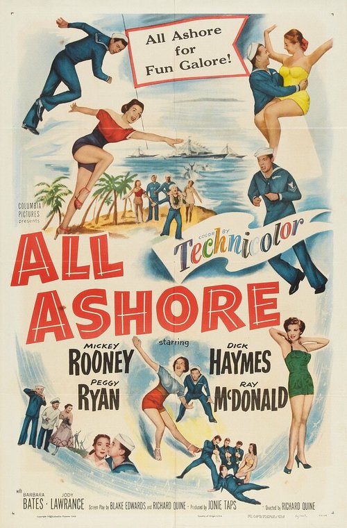 Обложка (Постер) Все на берег / All Ashore (1953) SATRip Обложка (Постер) Все на берег / All Ashore (1953) SATRip