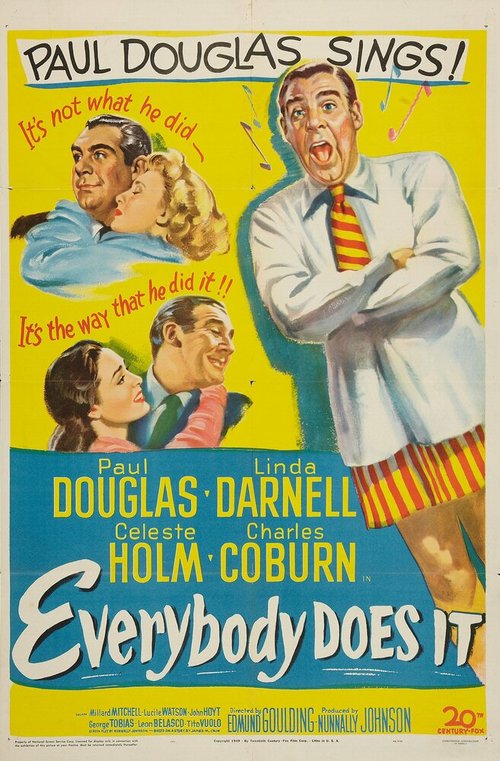 Обложка (Постер) Все занимаются этим / Everybody Does It (1949) SATRip