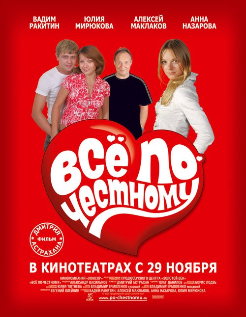 Обложка (Постер) Всё по-честному (2007) HDRip Обложка (Постер) Всё по-честному (2007) HDRip