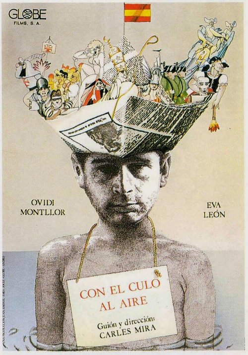Обложка (Постер) Вверх тормашками / Con el culo al aire (1980) SATRip