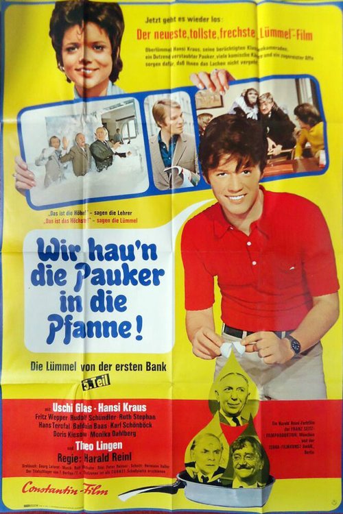 Обложка (Постер) Wir haun die Pauker in die Pfanne - Die Lümmel von der ersten Bank, V. Teil (1970) SATRip Обложка (Постер) Wir haun die Pauker in die Pfanne - Die Lümmel von der ersten Bank, V. Teil (1970) SATRip