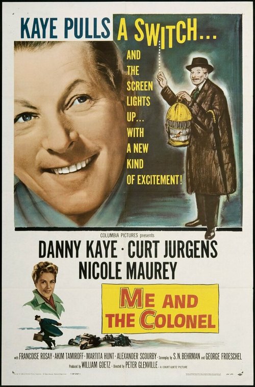 Обложка (Постер) Я и полковник / Me and the Colonel (1958) SATRip Обложка (Постер) Я и полковник / Me and the Colonel (1958) SATRip