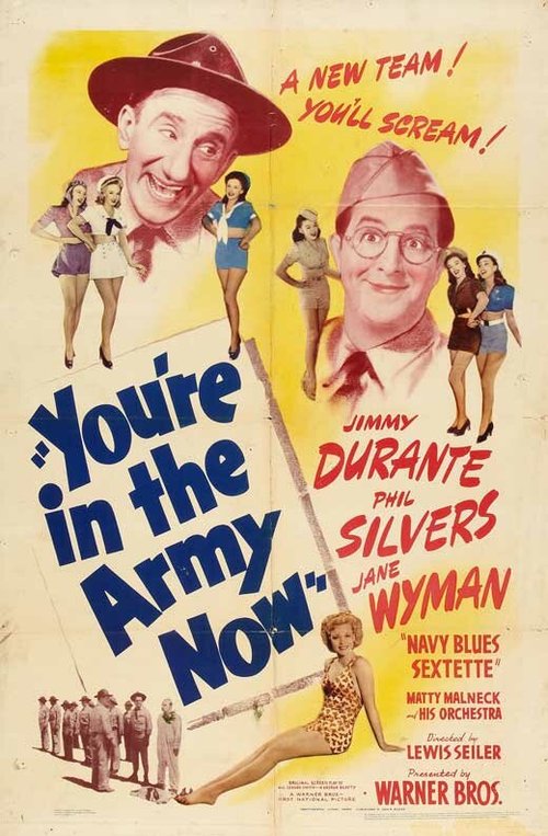 Обложка (Постер) You're in the Army Now (1941) SATRip Обложка (Постер) You're in the Army Now (1941) SATRip