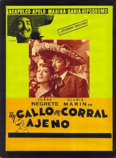 Обложка (Постер) Заблудившийся петух / Un gallo en corral ajeno (1952) SATRip