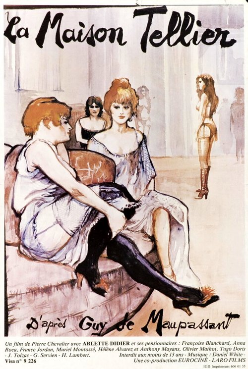 Обложка (Постер) Заведение Телье / La maison Tellier (1981) SATRip Обложка (Постер) Заведение Телье / La maison Tellier (1981) SATRip