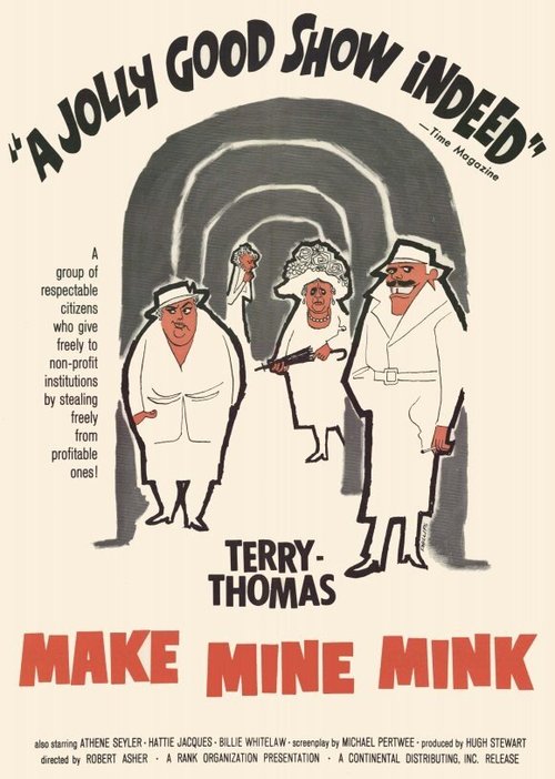 Обложка (Постер) Заверните мне норку / Make Mine Mink (1960) SATRip Обложка (Постер) Заверните мне норку / Make Mine Mink (1960) SATRip