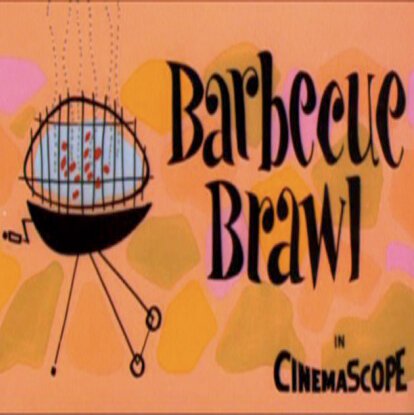 Обложка (Постер) Завтрак на свежем воздухе / Barbecue Brawl (1956) 