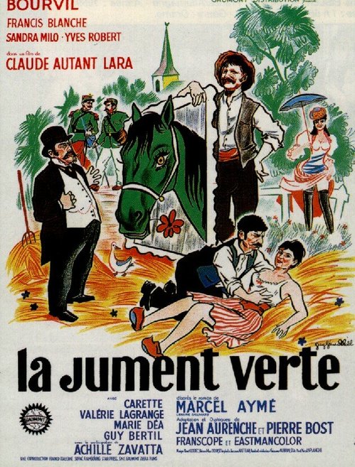 Обложка (Постер) Зеленая лошадь / La jument verte (1959) SATRip Обложка (Постер) Зеленая лошадь / La jument verte (1959) SATRip